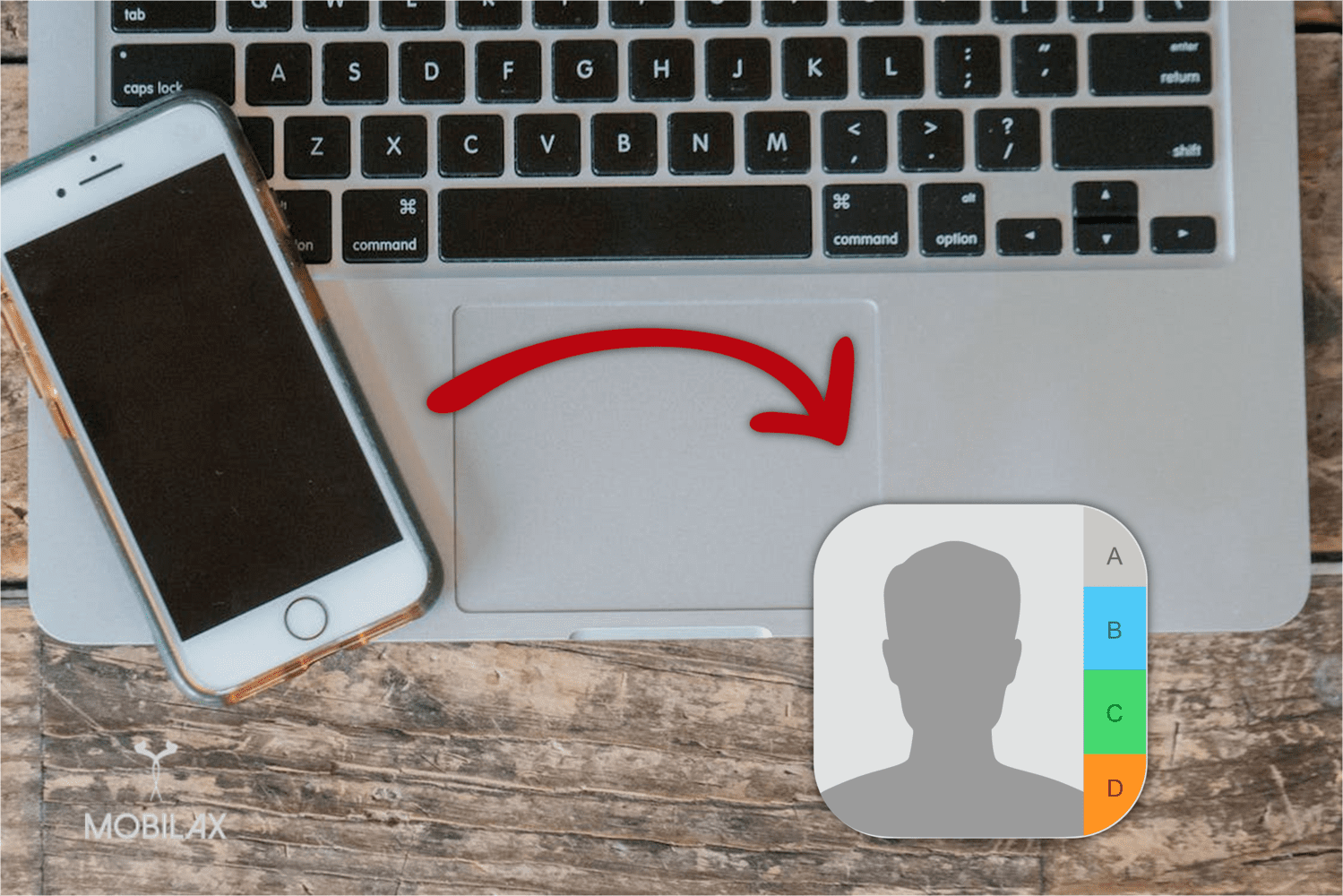 comment enregistrer les contact sur mon iphone